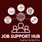 Professional job support service helping employees with real-time project tasks and technical guidance.